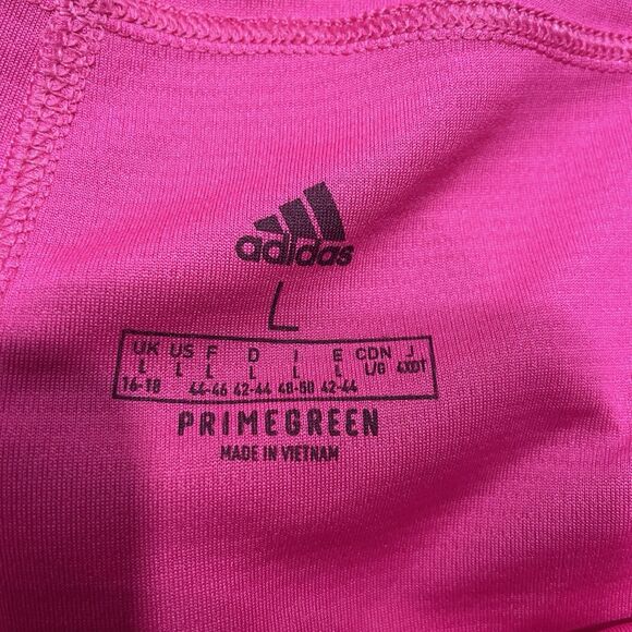 Adidas Logo Pacer 3 Stripe Knit Primegreen Athletic Training Shorts Large - Picture 2 of 8